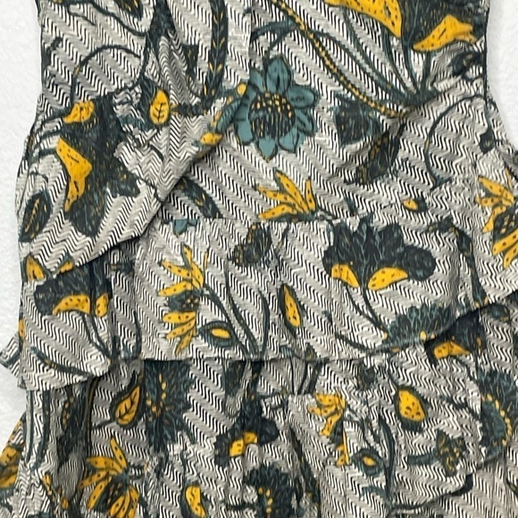 Ulla Johnson dress midi Ondine in Portofino sz 8 gray NWOT one shoulder - Picture 5 of 11